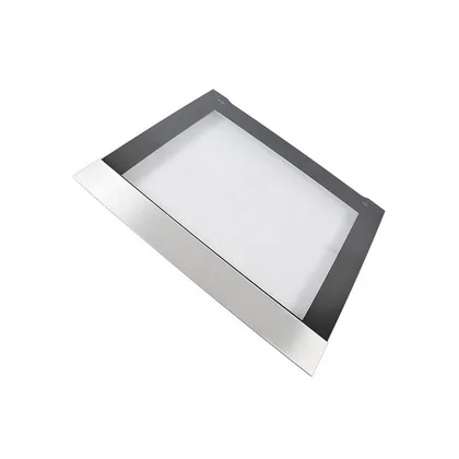 Zewnętrzna szyba z ramą do drzwi piekarnika Electrolux / AEG inox 5611824326
