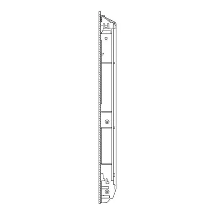 Zewnętrzna szyba drzwi do kuchenki i piekarnika Electrolux / AEG inox 592 x 470 mm 140032478202