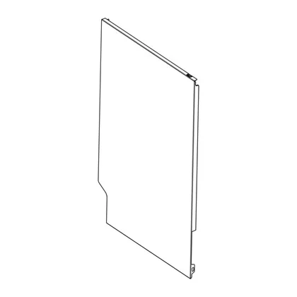 Prawy panel boczny obudowy do zmywarki Electrolux / AEG inox 1173606763