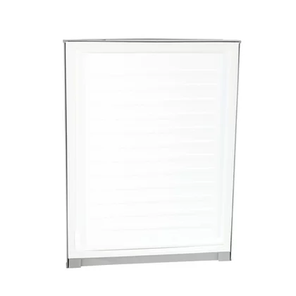Drzwi zamrażarki do lodówki Electrolux / AEG stal nierdzewna 590,5 x 885 mm 140118067549