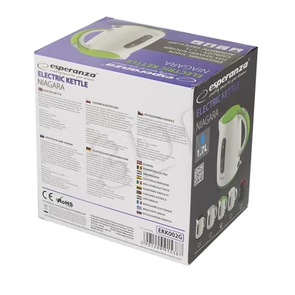 Czajnik elektryczny Esperanza Niagara EKK002G 1,7 l 2200 W zielony