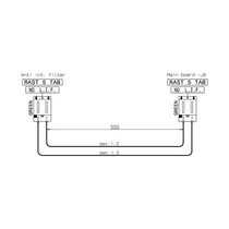 Elementy elektryczne do pralek r Wiązka przewodów elektroniki głównej i filtra przeciwzakłóceniowego do pralki Electrolux / AEG 1925173005