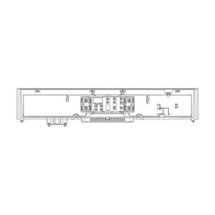Przyciski i pokrętła do zmywarek Kompletny panel kontrolny do zmywarki Electrolux / AEG srebrny 8081989074