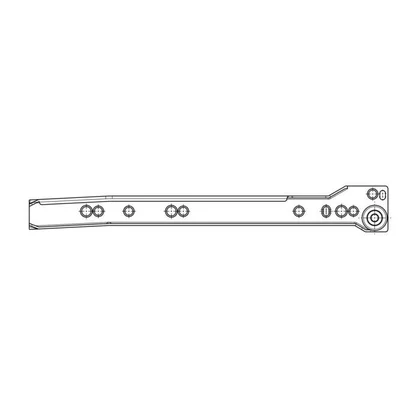 Prawa prowadnica obicia komory do lodówki Electrolux / AEG 270 mm