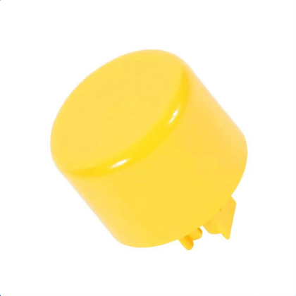 Przycisk przełącznika do suszarki Electrolux / AEG żółty 1254266107