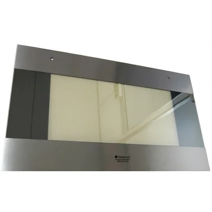 Elementy obudowy Szyba zewnętrzna drzwi piekarnika Ariston / Indesit / Hotpoint / Whirlpool INOX HA C00258662