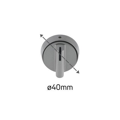 Pokrętło gazowe CODE1 srebrne (9070315)