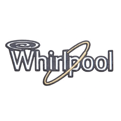 Logo firmowe do urządzeń AGD Whirlpool 63 x 27 mm 481010465600 C00312872
