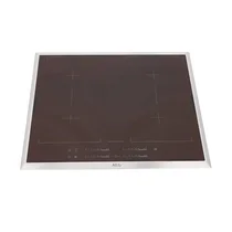 Płyty szklane Ceramika płyty grzejnej z ramką Electrolux / AEG 576 x 516 mm inox