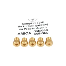 Dysze gazowe na propan-butan do kuchenki Amica G5E / G5G X205