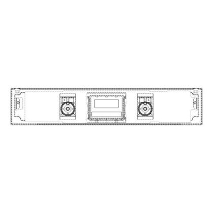 panel obslugi,czarny,60cm, SET, 2K