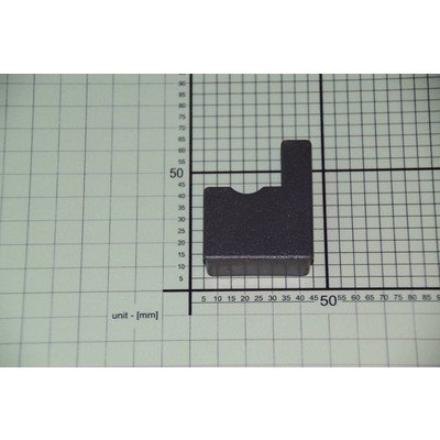 Narożnik prowadnicy lewy szary (1033940)