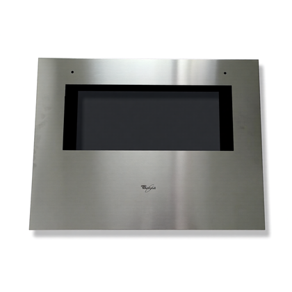 Szyba zewnętrzna drzwi piekarnika Whirlpool z osłoną inox 481245058927 C00373593
