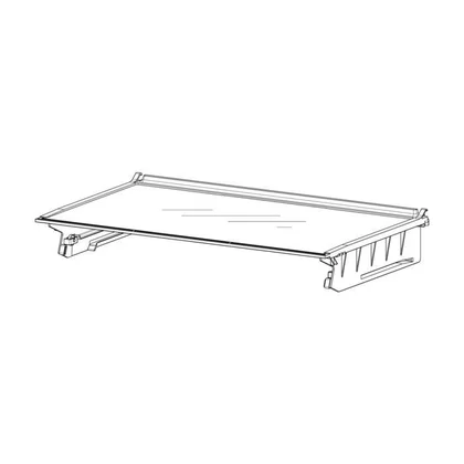 Półka szklana z ramką do chłodziarki Electrolux / AEG 2651125029