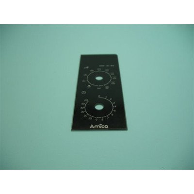 Panel sterowania szklany AMW-20-BIX czarny (1002436)