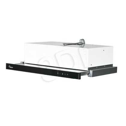 Okap Teleskpowy Akpo WK-7 LIGHT GLASS TOUCH 60 INOX CZARNY (Inox-czarny 197m3/h 600mm) dotykowy, pilot