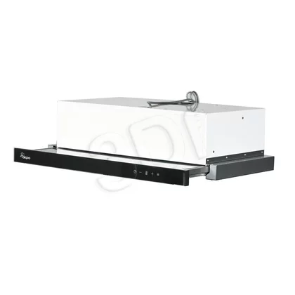 Okap teleskopowy podszafkowy Akpo WK-7 Light Glass Touch 60 inox-czarny 197 m3/h 600 mm dotykowy, pilot