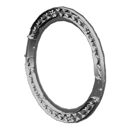 Rama wewnętrzna drzwi pralki Electrolux / AEG szara 8072235024