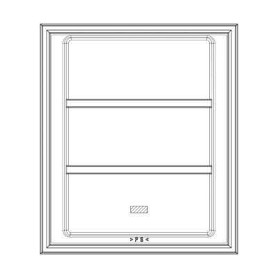 Drzwi zamrażarki - Biały - 538x627mm (8084066011)