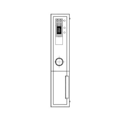 Maskownica/Panel przedni + front szuflady do pralki Electrolux (8085142720)