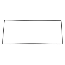 RK4296E Gorenje Uszczelka drzwi chłodziarki do lodówki Gorenje / Hisense 520 x 1010 mm 696012