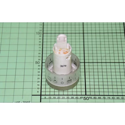 Część wewnętrzna pokrętła chowanego Inox do kuchenki Amica 8033925