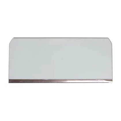 Półka szklana z listwą inox do lodówki Amica 460 x 200 x 4 mm 1033208