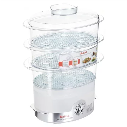 Parowar Tefal Ultracompact 900 W 9 l biało-srebrny