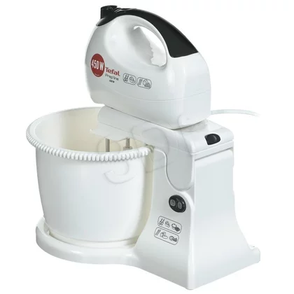Mikser ręczny z misą Tefal Prep’Line HT421 450 W biały