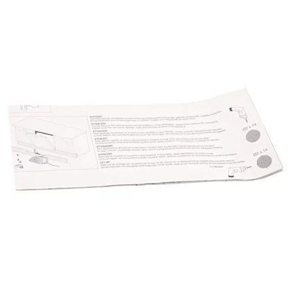 Szablon montażowy do zmywarki Electrolux / AEG 1170635021