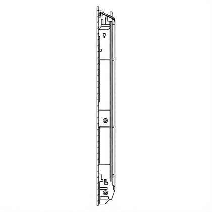 Szyba zewnętrzna drzwi piekarnika Electrolux / AEG biała 594 x 471 mm 3578770251
