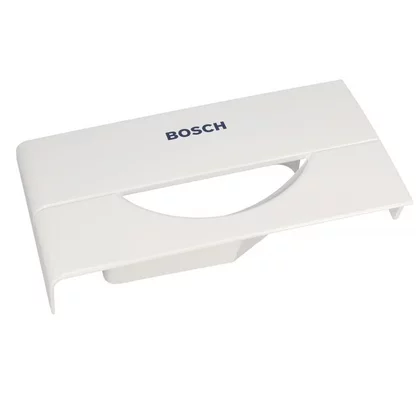 Części zamienne BOSCH/SIEMENS Front uchwyt szuflady dozownika pralki Bosch / Siemens 00267678 niebieski oryginał