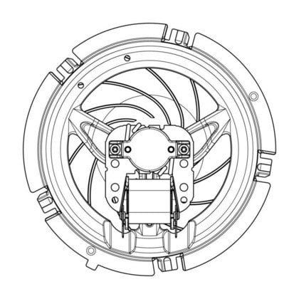 wentylator chlodzacy,zespól,230V, 9.5W