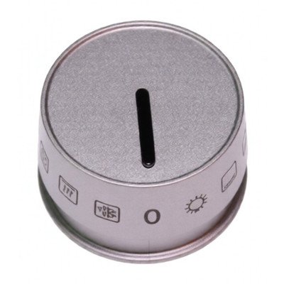 9072955 Pokrętło CODE2v2/09.13039.00 srebrne AMICA