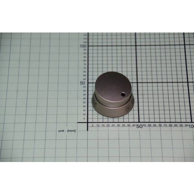 Pokrętło srebrne regulatora temperatury od 50-250 stopni E455.00/09.2739K.00 (9043004)