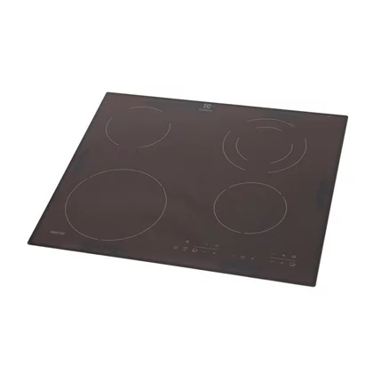 Płyty szklane Ceramika płyty grzejnej Electrolux / AEG czarna 590 x 520 mm