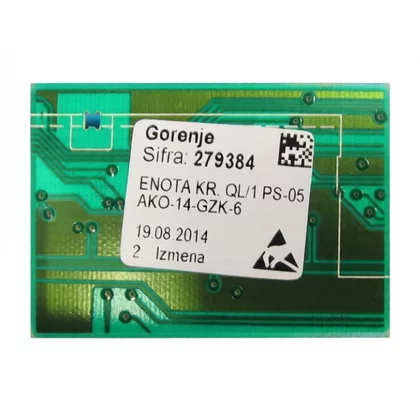 Elementy elektryczne do pralek r Skonfigurowany moduł elektroniczny do pralki Gorenje / Hisense 279384