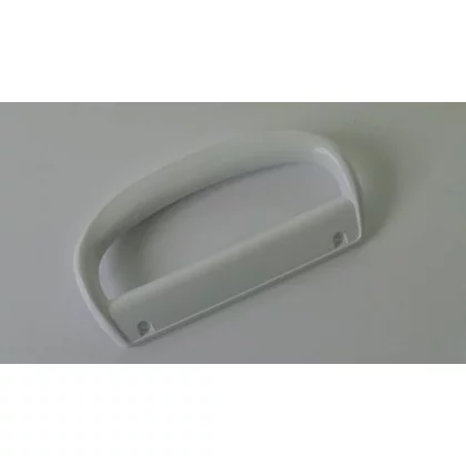 Uchwyt drzwi do lodówki Polar / Whirlpool CZW-250 biały, rozstaw otworów 14 cm