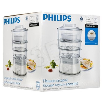 Parowar Philips HD9125/00 (900W Biało-beżowy 9l)