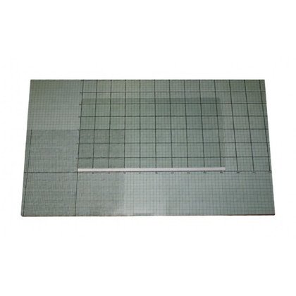 Półka szklana do lodówki Amica z białą listwą 460 x 270 x 3 mm 1033253