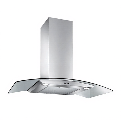 Okap kominowy Gorenje DKG 9315X inox 898 mm 410 m³/h