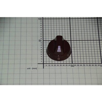 Pokrętło brązowe płytki grzejnej elektrycznej z 3 z lewej strony E454.00/09.274.00 (9043088)