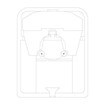 Ochronna listwa zaciskowa PTC silnika do chłodziarki Electrolux / AEG 2425118128