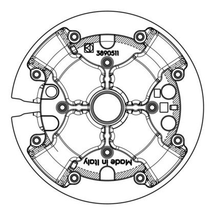 korona, palnik z potrójną koroną