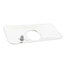 Blacha podstawy filtra do zmywarki Electrolux / AEG szara 260 x 128 mm