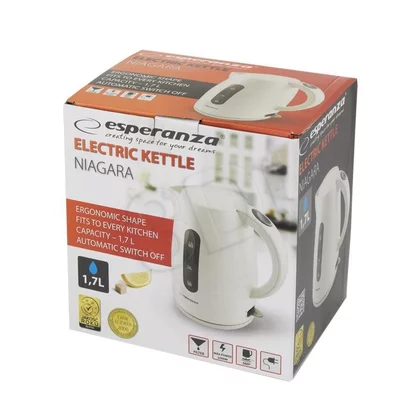 Czajnik elektryczny Esperanza Niagara EKK002W 1,7 l 2200 W biały