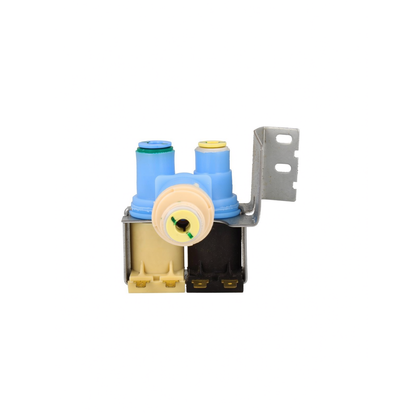 Elektrozawór wody do lodówki Whirlpool / Indesit / Ariston / Hotpoint 2-drożny 220-240 V 480132101938 C00281288 481010413237 C00311691