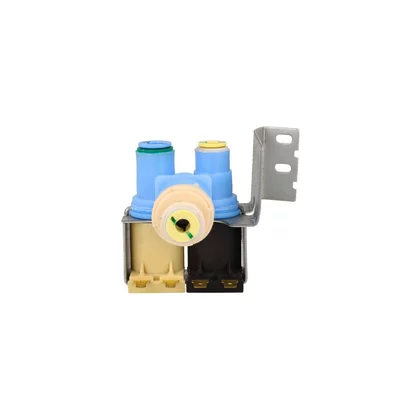 Elektrozawór wody do lodówki Whirlpool / Indesit / Ariston / Hotpoint 2-drożny 220-240 V 480132101938 C00281288 481010413237 C00311691