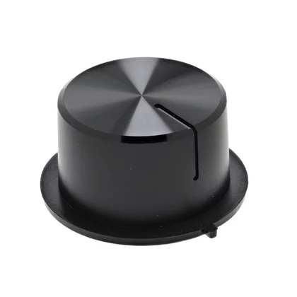 Pokrętło timera do kuchenki mikrofalowej Electrolux / AEG czarne 39 mm 24 mm HB