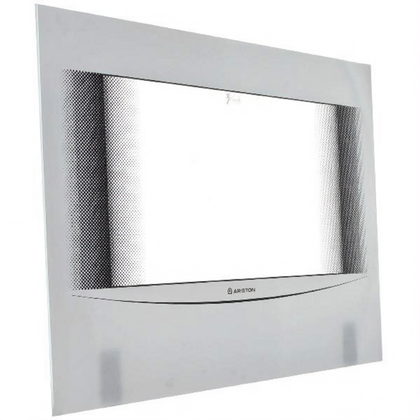 Szyba zewnętrzna drzwi piekarnika Ariston / Indesit / Hotpoint / Whirlpool biała C00097193 482000028196